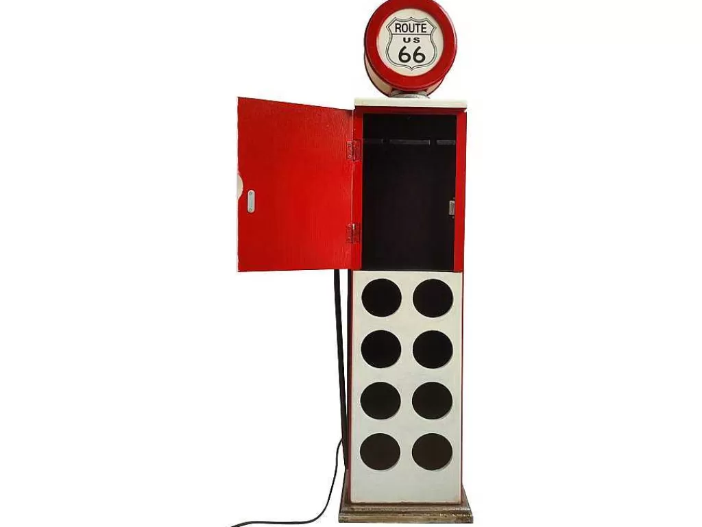 Acessórios De Arrumação*OZAIA Garrafeira Com Lampada Para 8 Garrafas De A.112 Cm Cor Branco Com Manipulo A Esquerda - Drive-In