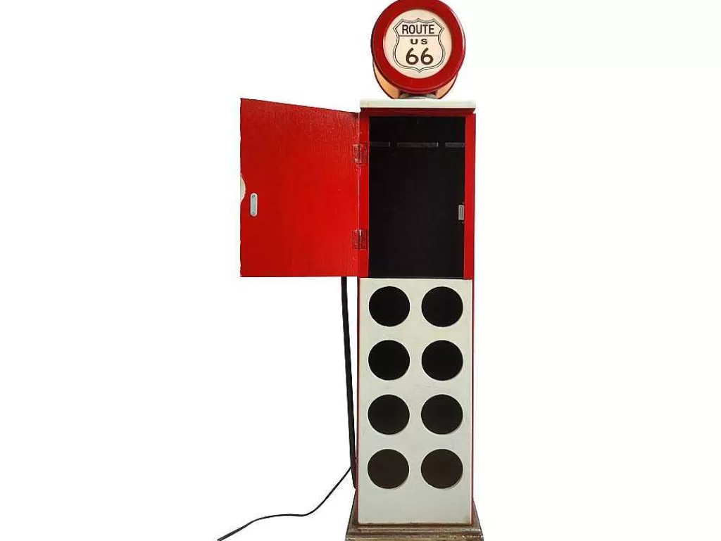 Acessórios De Arrumação*OZAIA Garrafeira Com Lampada Para 8 Garrafas De A.112 Cm Cor Branco Com Manipulo A Esquerda - Drive-In