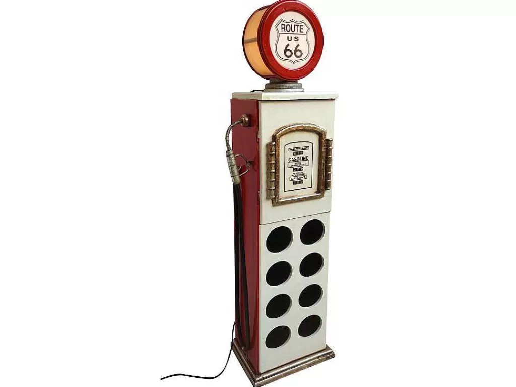 Acessórios De Arrumação*OZAIA Garrafeira Com Lampada Para 8 Garrafas De A.112 Cm Cor Branco Com Manipulo A Esquerda - Drive-In
