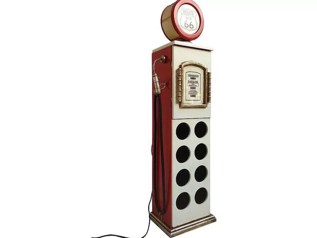 Acessórios De Arrumação*OZAIA Garrafeira Com Lampada Para 8 Garrafas De A.112 Cm Cor Branco Com Manipulo A Esquerda - Drive-In