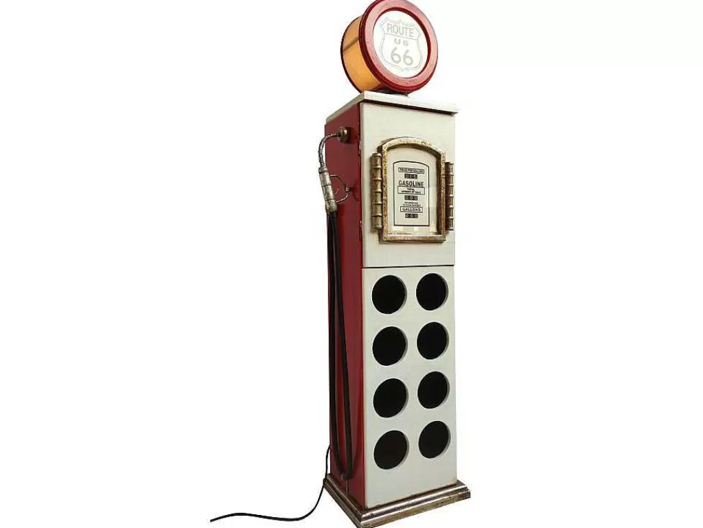 Acessórios De Arrumação*OZAIA Garrafeira Com Lampada Para 8 Garrafas De A.112 Cm Cor Branco Com Manipulo A Esquerda - Drive-In