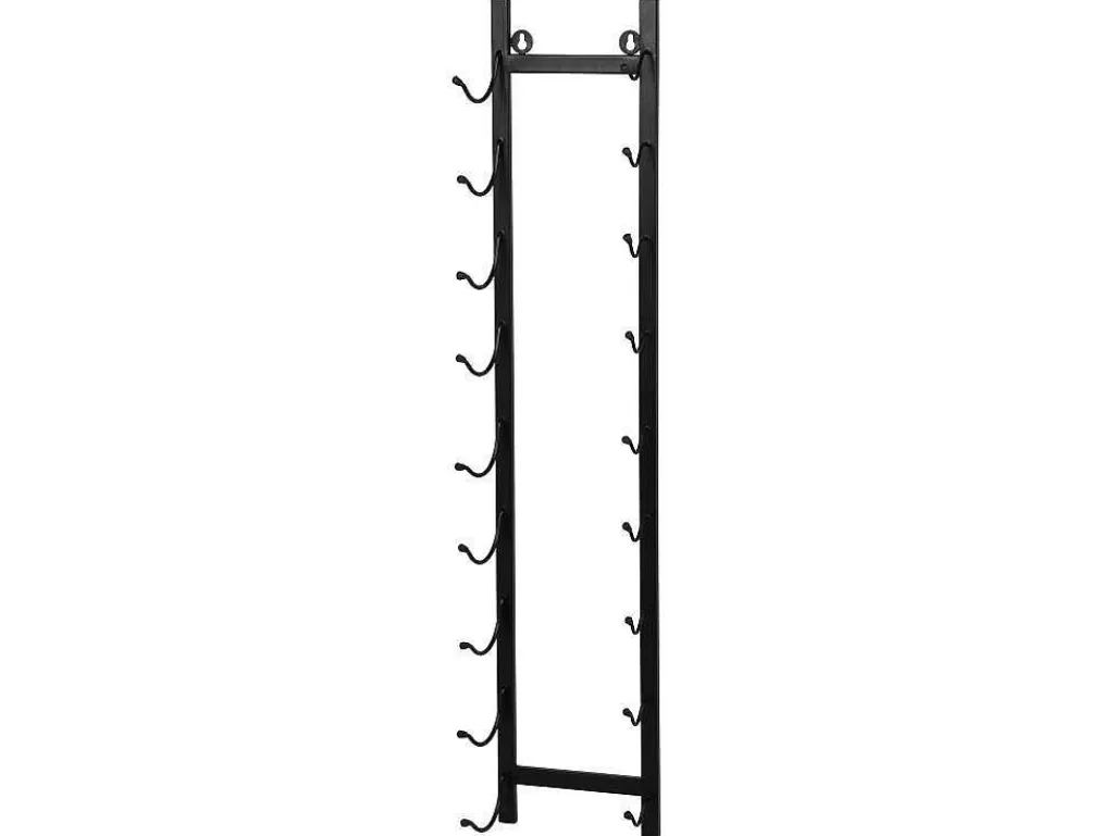 Acessórios De Arrumação*OZAIA Garrafeira De Parede, 9 Garrafas, L19 X A92 Cm Metal Preto - Routal