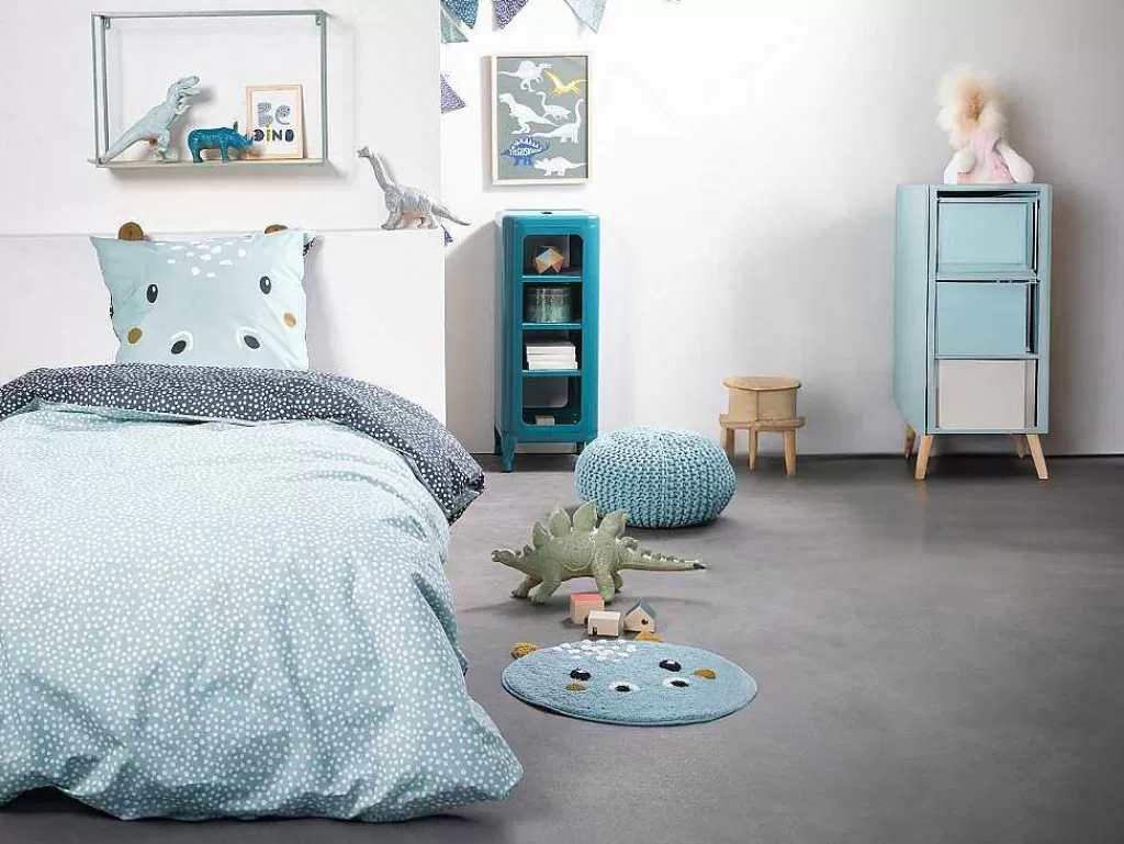 Roupa De Cama*OZAIA Jogo De Cama De Criança Algodao 57 Fios/Cm , Capa De Edredão 140 X 200 Cm + 1 Fronha Azul - Talary