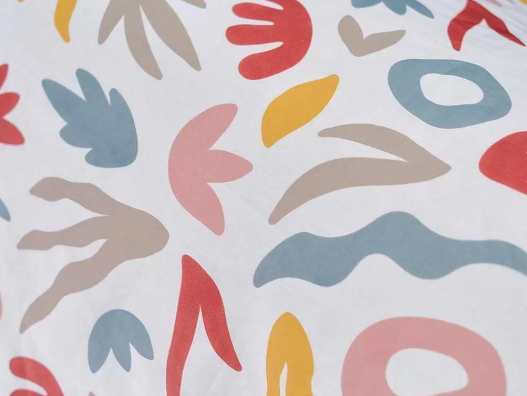 Roupa De Cama*OZAIA Jogo De Cama Reversivel Algodao De 57 Fios/Cm , Capa De Edredão 220X240 Cm + 2 Fronhas 63X63 Cm Multicolor - Sonira