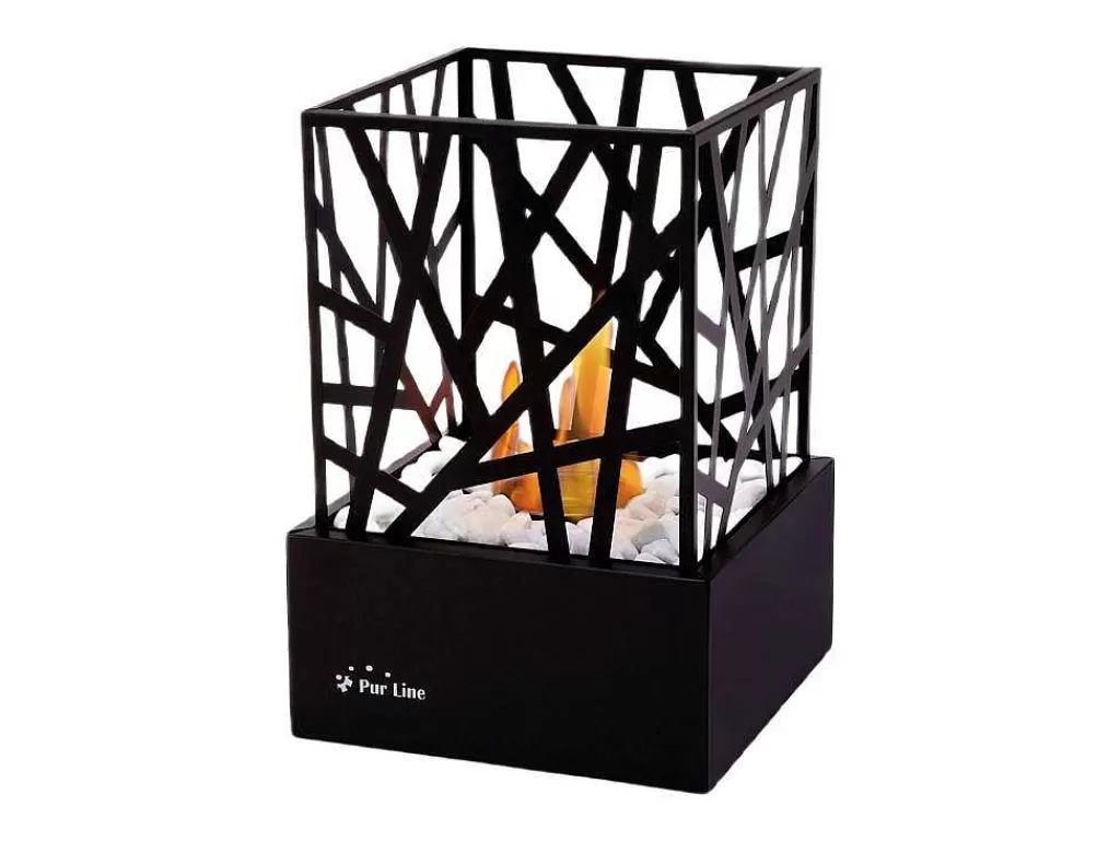 Lareira Elétrica*Purline Lareira De Mesa A Etanol Com Design Em Aco Esmaltado