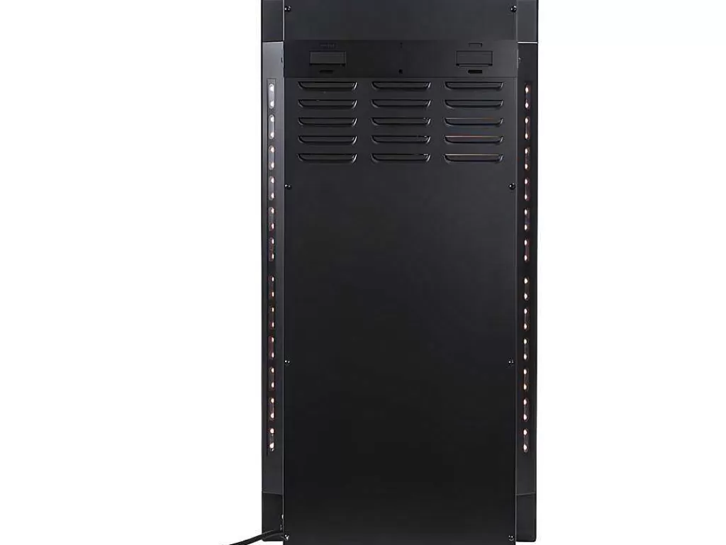 Lareira Elétrica*FLAMATECH Lareira Elétrica Curva Vulcano - C41 X L13 X A81 Cm - Preta