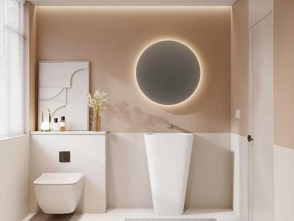 Promoções Casa De Banho & Bem-Estar*Shower & Design Lavatório Com Pe Retangular Em Solid Surface Cor Branco - Tilicho