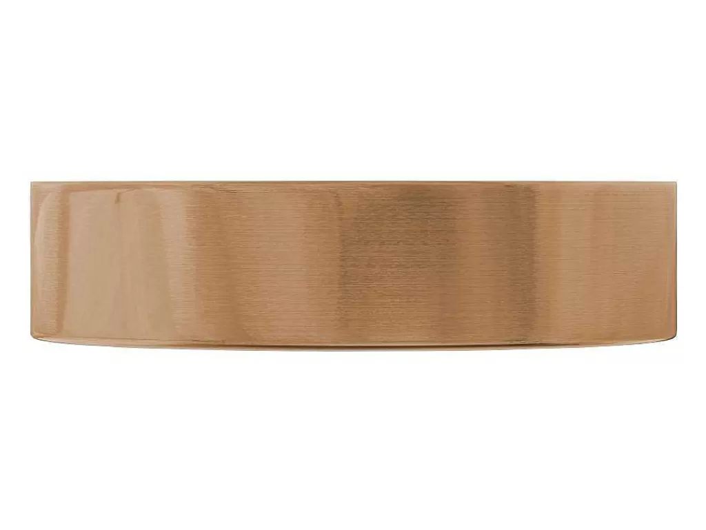 Lavatório*Shower & Design Lavatório De Pousar Redondo, Cobre Escovado, 38 Cm - Dechatel