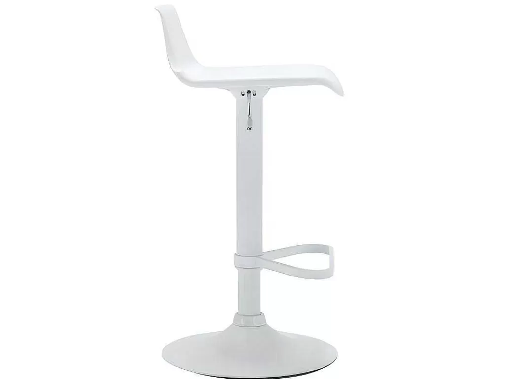 Bancos De Bar*Vente-unique Lote De 2 Bancos Altos Calas - Polipropileno - Cor Branco