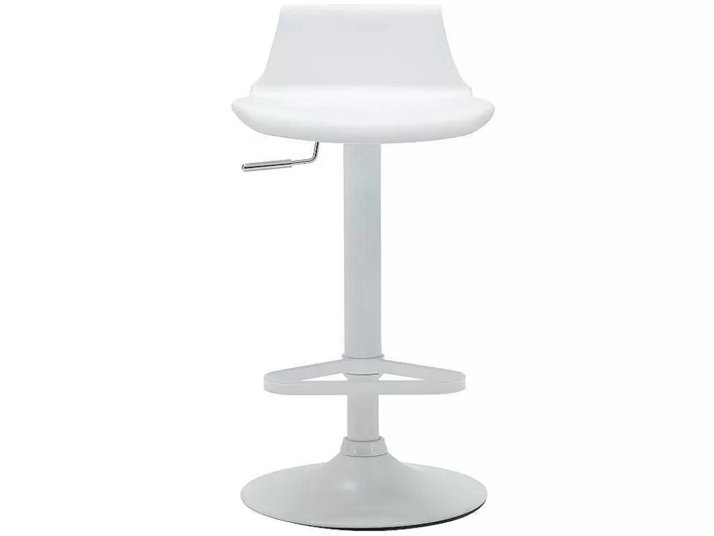 Bancos De Bar*Vente-unique Lote De 2 Bancos Altos Calas - Polipropileno - Cor Branco