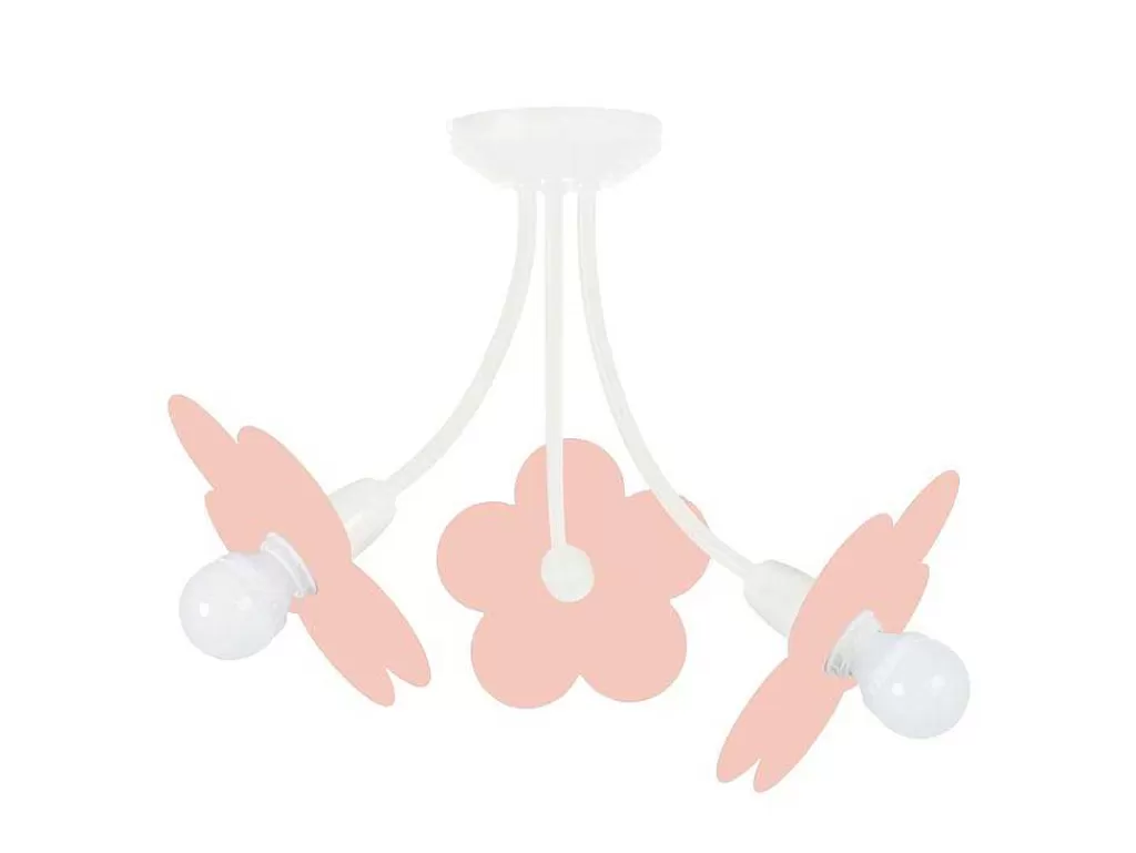 Lustre*TOSEL Lustre Pivoine Metal Braco Pastel D50 X H40 Cm
