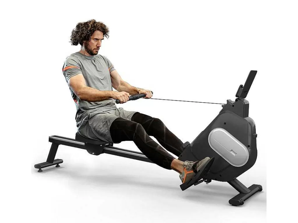 Fitness*Vente-unique Maquina De Remo Magnetica Para Casa, Ginasio, Escritório, Treino 16 Niveis De Resistencia Ajustavel Com Monitor Lcd