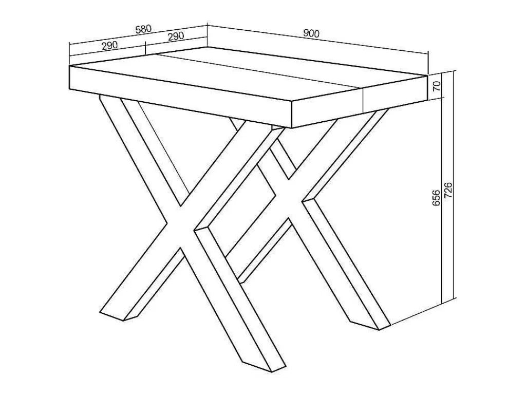 Mesa De Jantar*Skraut Home Mesa Consola Extensivel, 180, Para 8 Péssoas, Pés De Madeira, Branco