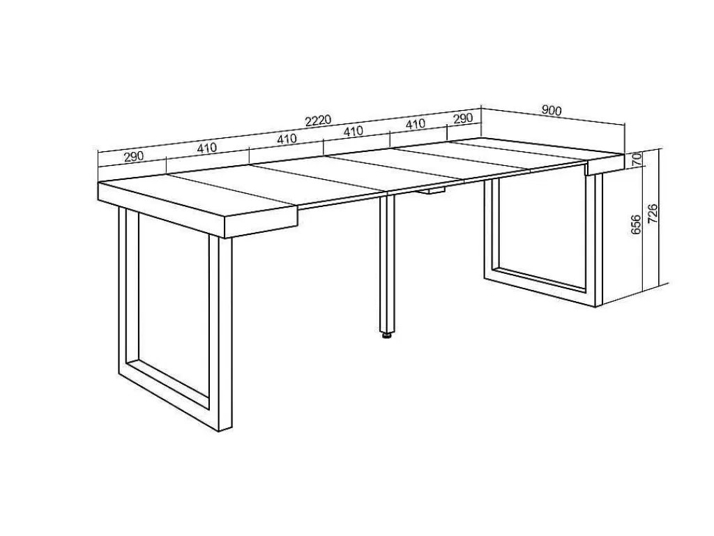 mesa_consola_extensivel_220_para_10_pssoas_ps_de_madeira_carvahlo_e_preto_5-1.webp Consola*Skraut Home Mesa Consola Extensivel, 220, Para 10 Péssoas, Pés De Madeira, Carvahlo E Preto