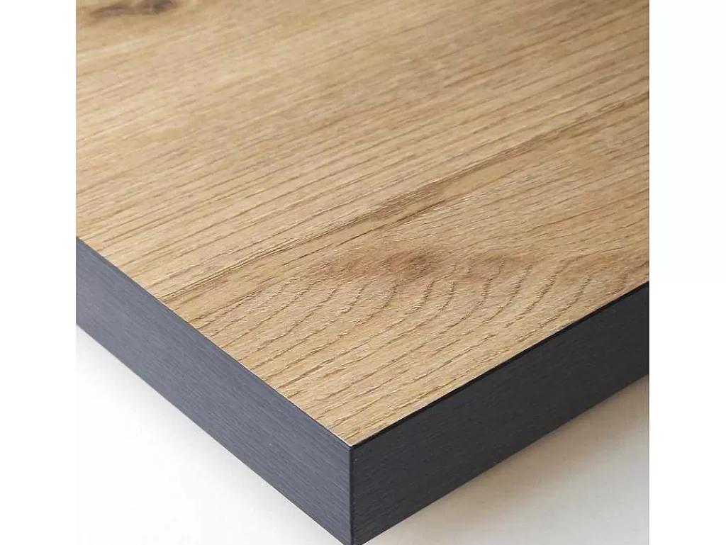 Consola*Skraut Home Mesa Consola Extensivel, 260, Para 12 Péssoas, Pés De Madeira, Carvahlo