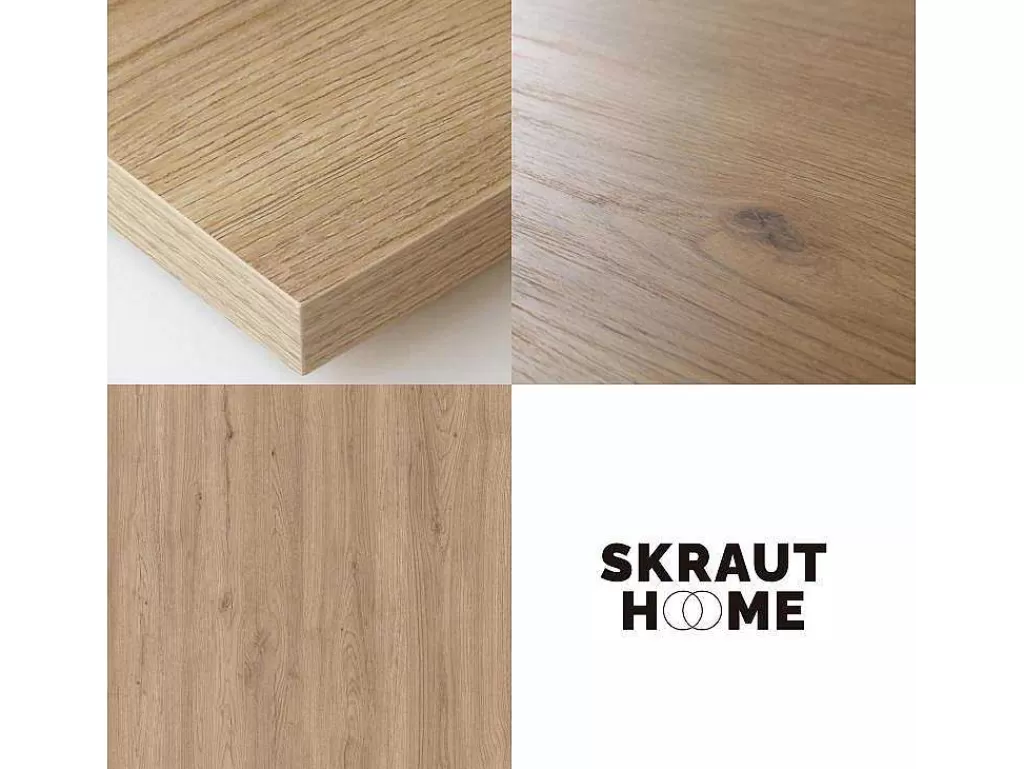Consola*Skraut Home Mesa Consola Extensivel, 260, Para 12 Péssoas, Pés De Madeira, Carvahlo