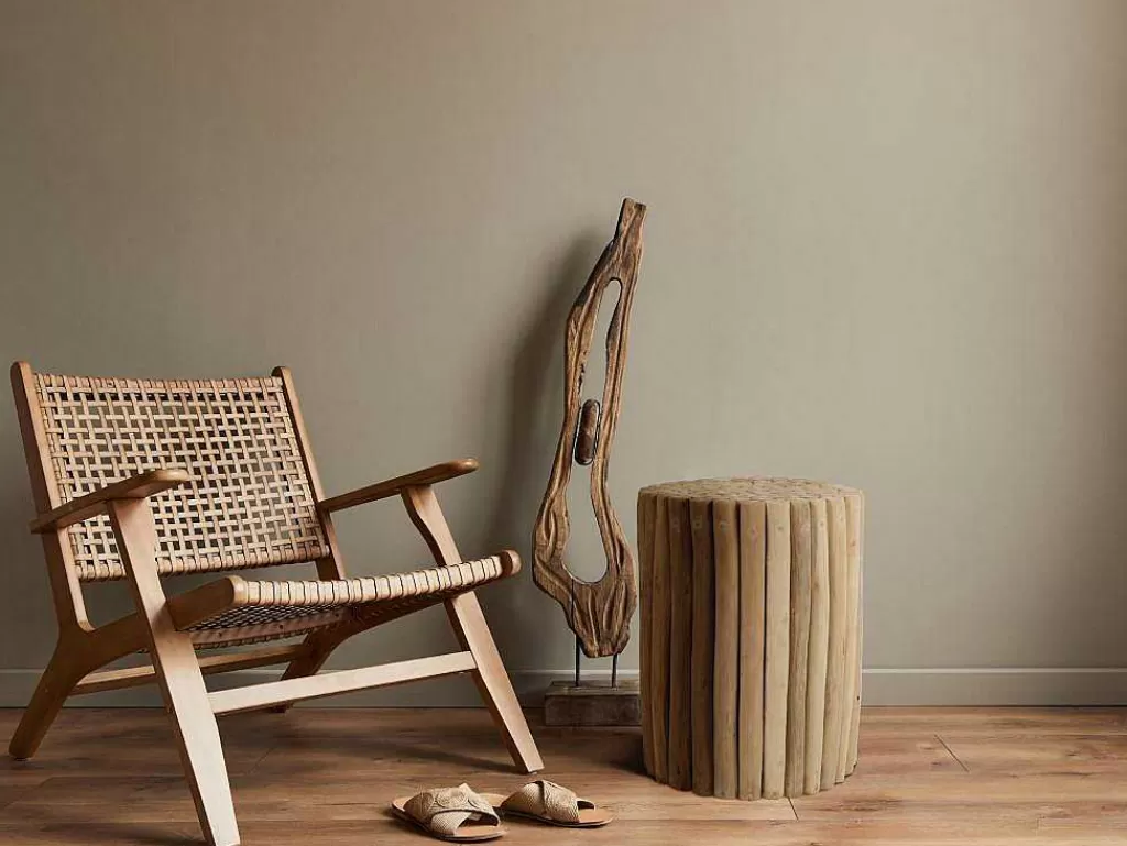 Mesa De Apoio*Vente-unique Mesa De Apoio Em Teca Cor Natural - Lutiana