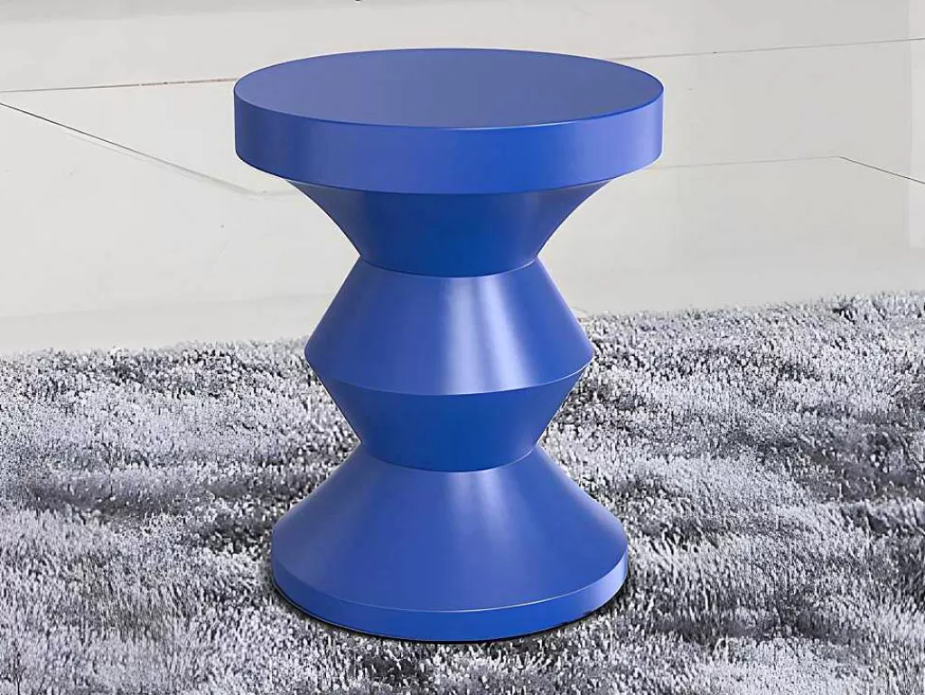 Mesa De Apoio*Vente-unique Mesa De Apoio Metal Azul - Zolimi