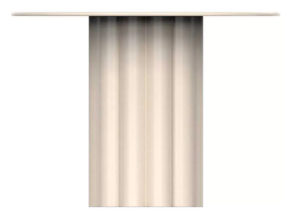 Mesa De Apoio*Vente-unique Mesa De Apoio Metal Cor Creme - Wodoli