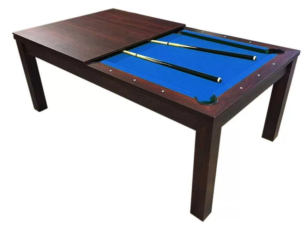 Jogo De Interior*ELITESHOPPING Mesa De Bilhar 7 Pés Azul Conversivel En Mesa Atlantis