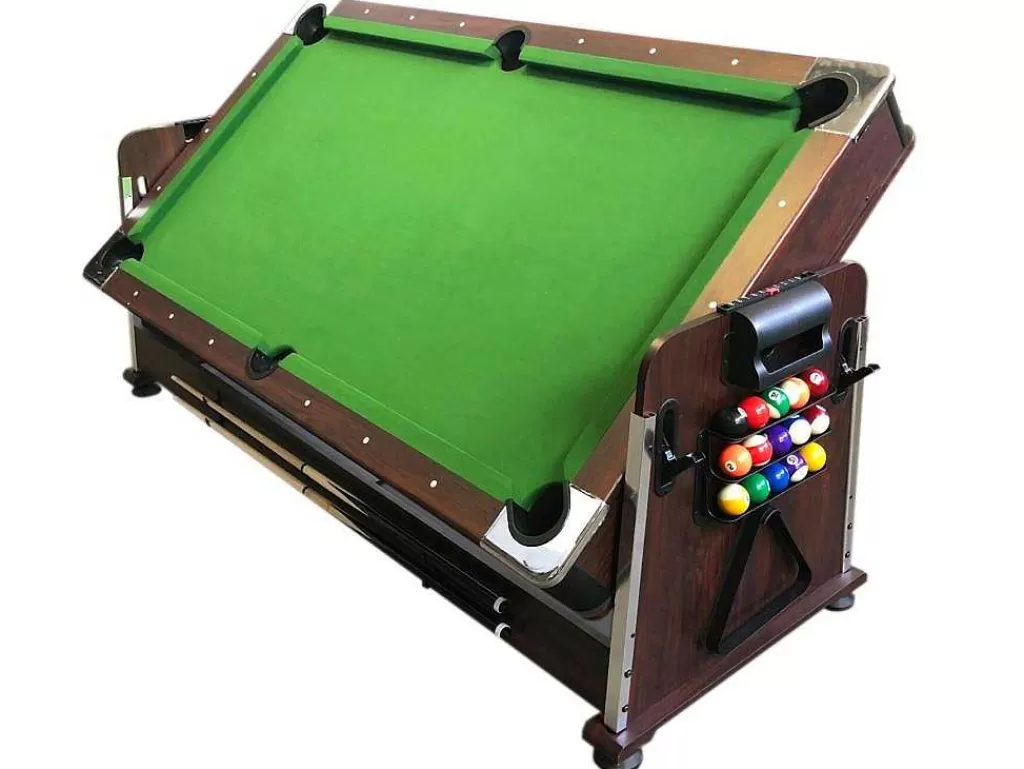 Jogo De Interior*ELITESHOPPING Mesa De Bilhar 7 Pés Multijogo Verde Air Hockey + Ping Pong - Stark