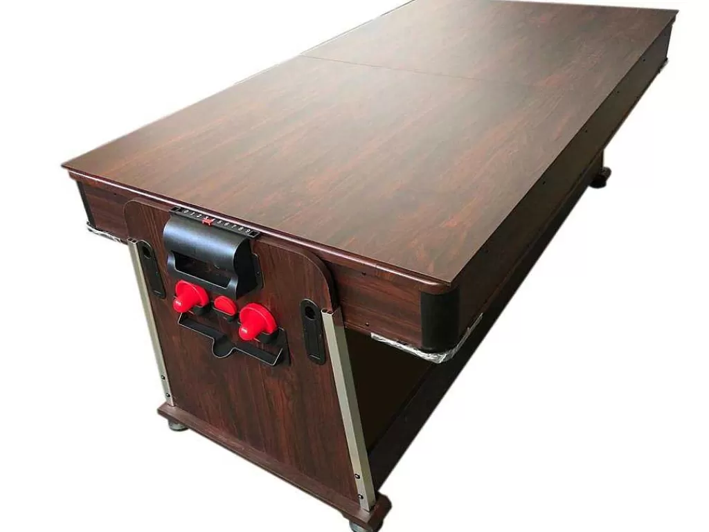 Jogo De Interior*ELITESHOPPING Mesa De Bilhar 7 Pés Multijogo Verde Air Hockey + Ping Pong - Stark