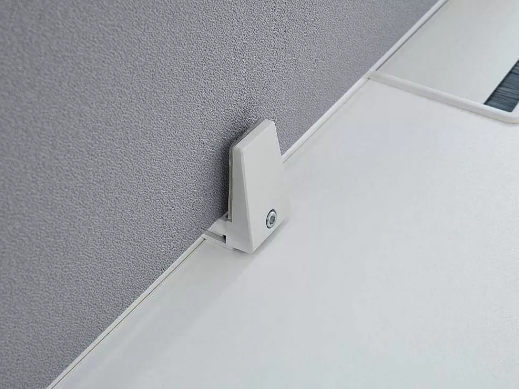 Mobiliário De Escritório*Workēa Mesa De Escritório 4 Péssoas Branco C140 Cm, Com Separador - Downtown