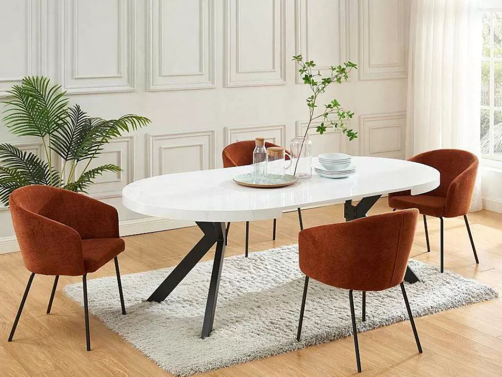 mesa_de_jantar_extensivel_de_4_a_8_lugares_em_mdf_e_aco_lacado_a_branco_e_preto__komoni_1.webp Mesa De Jantar*Vente-unique Mesa De Jantar Extensivel De 4 A 8 Lugares Em Mdf E Aco Lacado A Branco E Preto - Komoni