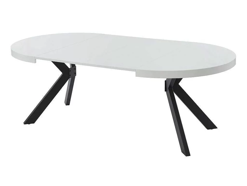 mesa_de_jantar_extensivel_de_4_a_8_lugares_em_mdf_e_aco_lacado_a_branco_e_preto__komoni_5.webp Mesa De Jantar*Vente-unique Mesa De Jantar Extensivel De 4 A 8 Lugares Em Mdf E Aco Lacado A Branco E Preto - Komoni