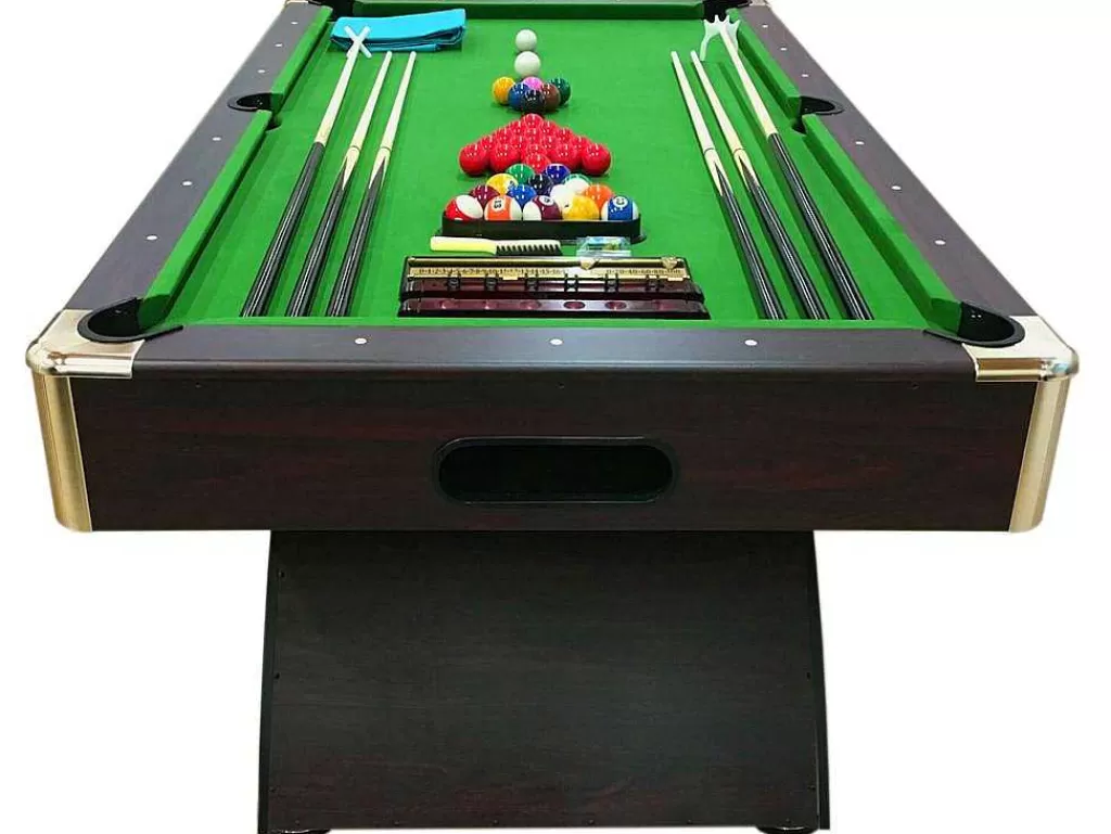 Jogo De Interior*ELITESHOPPING Mesa De Sinuca Moderna De 7 Pés Completa Com Acessórios - Cronos