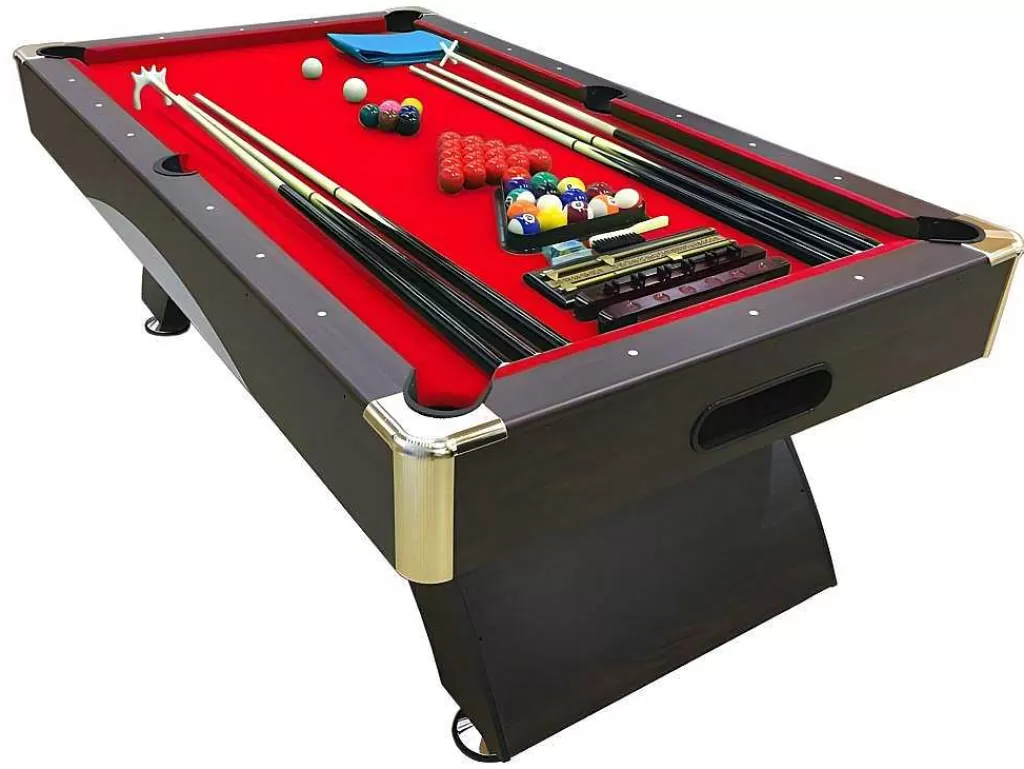Jogo De Interior*ELITESHOPPING Mesa De Sinuca Moderna De 8 Pés Completa Com Acessórios - Thanos