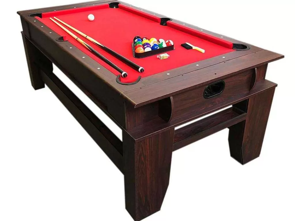 Jogo De Interior*ELITESHOPPING Mesa De Sinuca Multijogos De 7 Pés Com Air Hockey Panther