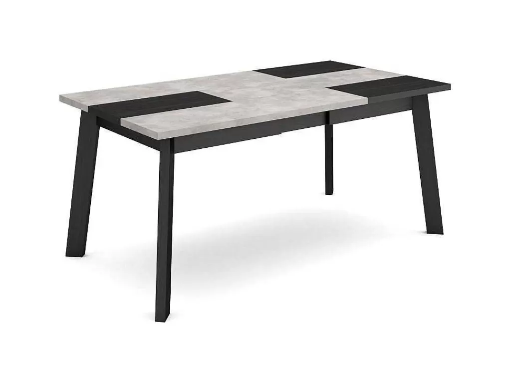 Mesa De Jantar*Skraut Home Mesa Sala De Jantar, 170, Para 8 Péssoas, Pés De Madeira, Cimento