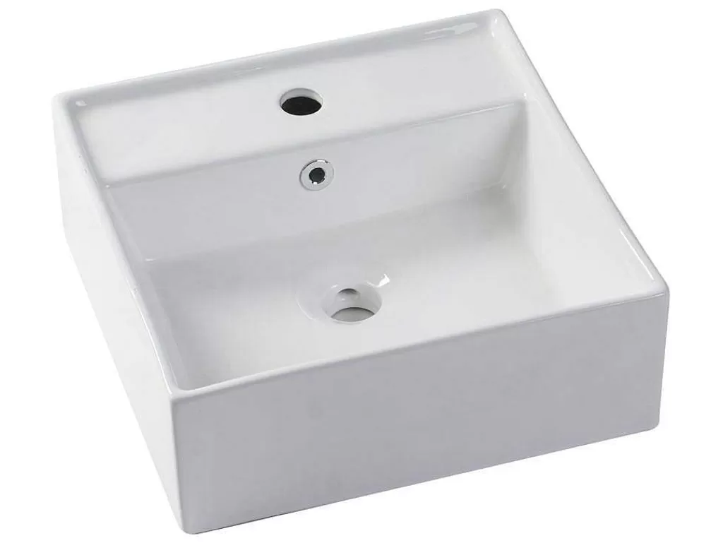 Móvel Lavatório Individual*Vente-unique Móvel De Casa De Banho Com Lavatório De Pousar, Folha De Carvalho, 80 Cm - Cosmoti