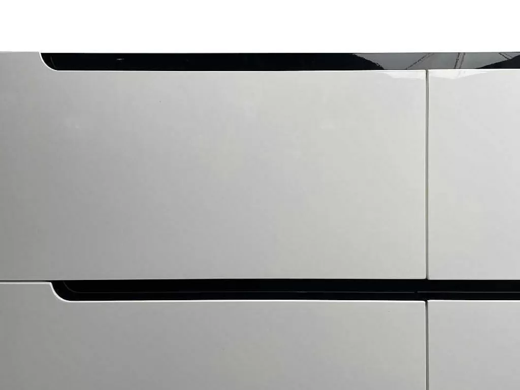 Móvel Lavatório Duplo*Vente-unique Móvel De Casa De Banho Suspenso Com Lavatório Duplo De Encastrar Branco 120 Cm - Selita