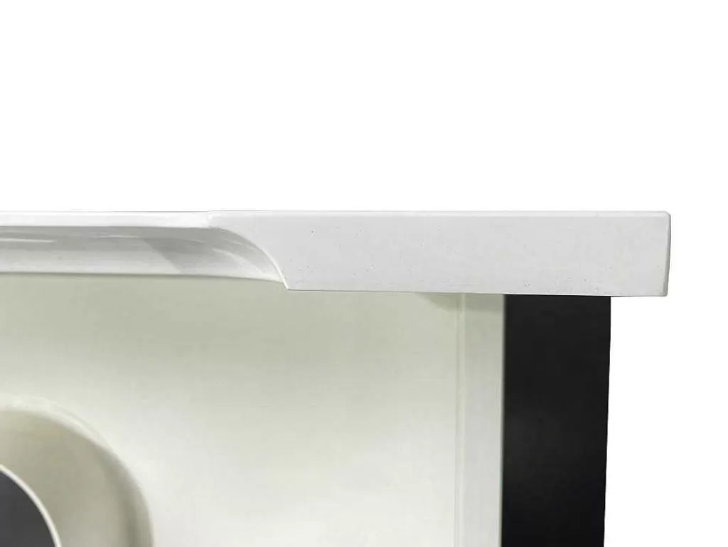 Móvel Lavatório Duplo*Vente-unique Móvel De Casa De Banho Suspenso Com Lavatório Duplo De Encastrar Branco 120 Cm - Selita