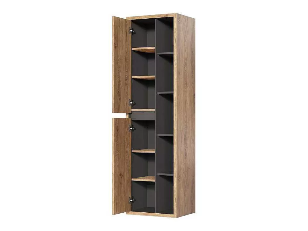 Móvel Lavatório Individual*Vente-unique Móvel De Casa De Banho Suspenso Com Lavatório E Coluna 100 Cm Cor Natural - Purnal
