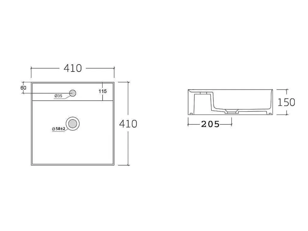 Móvel Lavatório Individual*Vente-unique Móvel De Casa De Banho Suspenso Estriado Com Lavatório De Pousar Natural Claro 80 Cm - Zevara