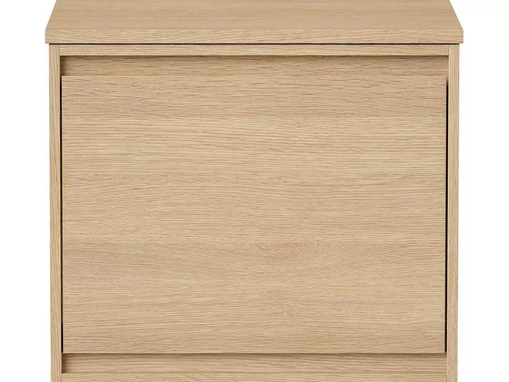 Móvel Para Lavatório*Vente-unique Móvel Para Colocar Sob O Lavatório Com Gaveta A Inglesa E Tampo, 80 Cm, Folha De Carvalho - Mesliva
