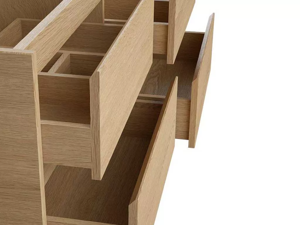 Móvel Lavatório Duplo*Vente-unique Móvel Suspenso De Casa De Banho Com Lavatório De Encastrar E Espelhos, Folha De Carvalho, 120 Cm - Milipam