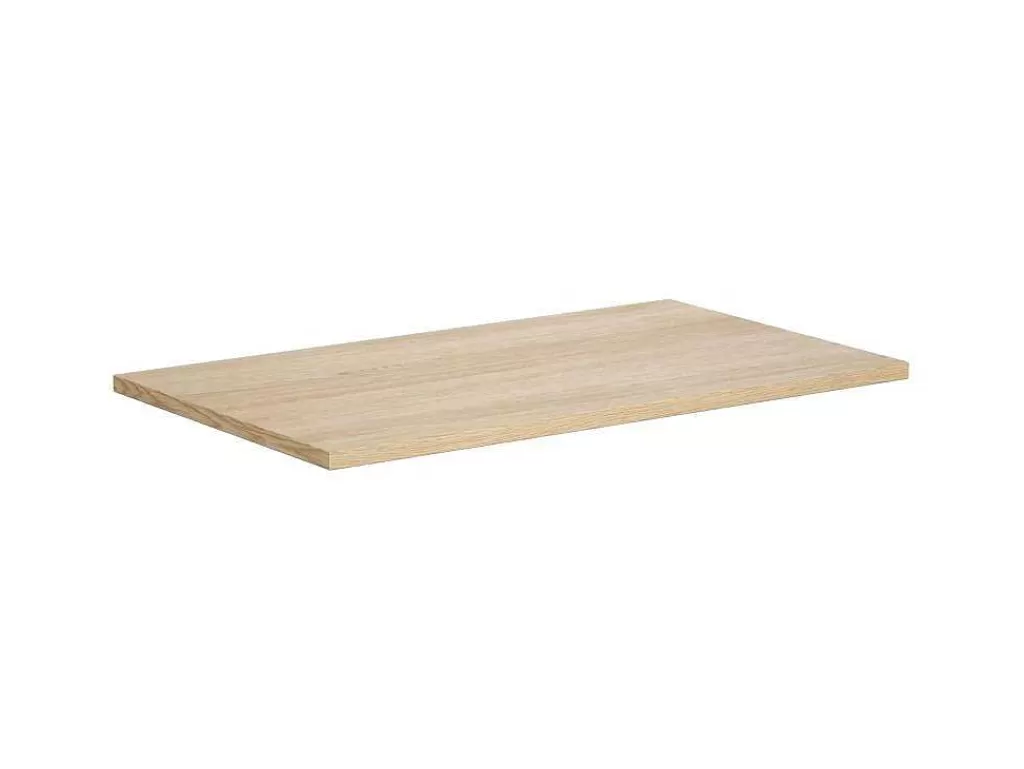 Móvel Lavatório Individual*Vente-unique Móvel Suspenso De Casa De Banho Com Lavatório De Pousar, Folha De Carvalho, 80 Cm - Mesliva