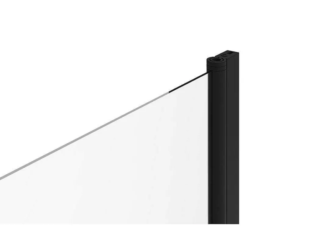 Resguardo De Banheira*Shower & Design Painel De Banheira Com Toalheiro Em Metal Preto Mate Estilo Industrial 70 X 140 Cm - Tobin