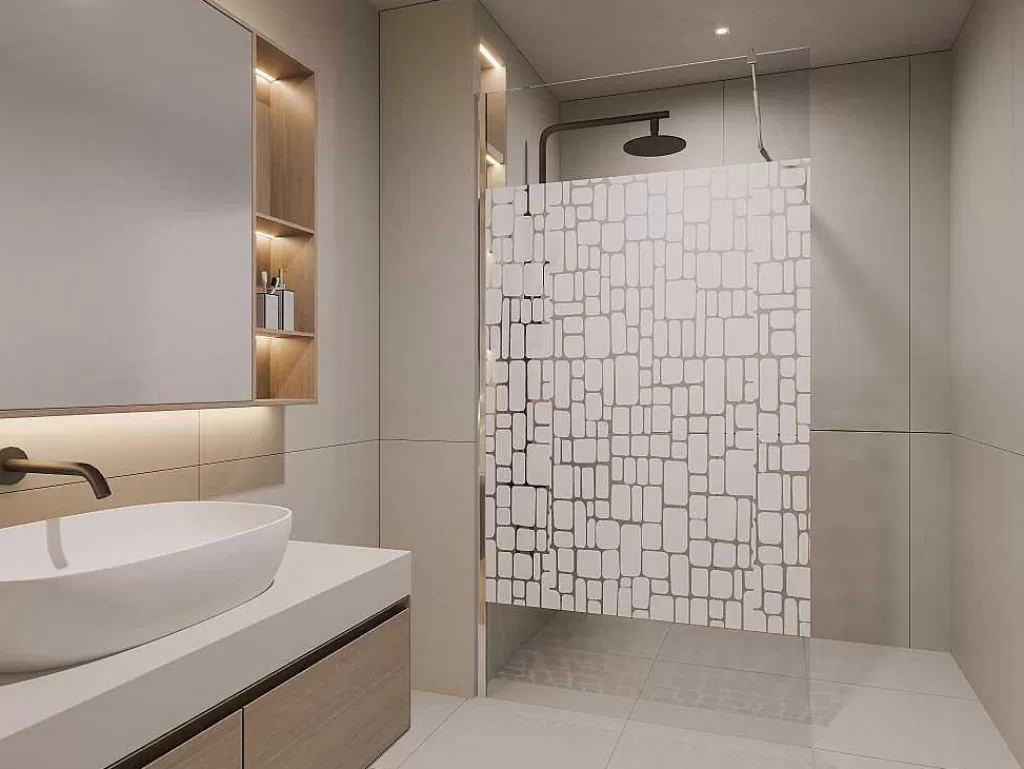 Painel De Duche*Shower & Design Painel De Duche A Italiana Laura Serigrafado - 120 X 190 Cm