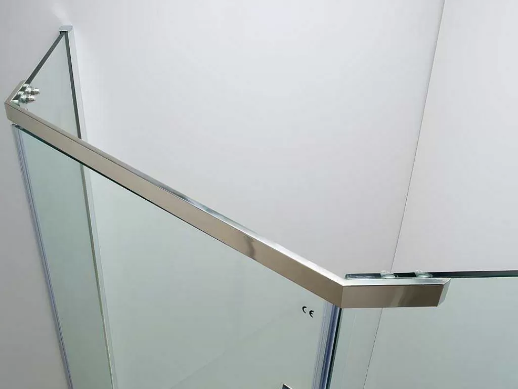 Painel De Duche*Shower & Design Painel De Duche De Canto Com Porta Batente - Base De Duche Incluida - Ardia - 90 X 90 X185 Cm