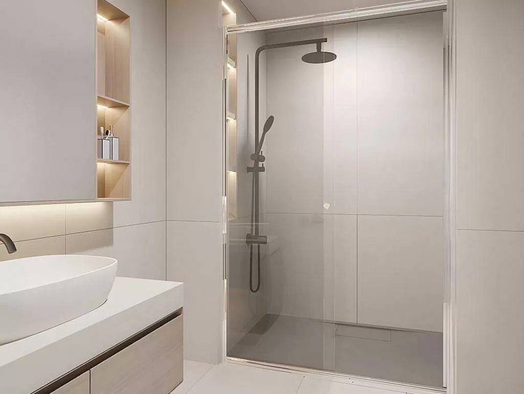 Promoções Casa De Banho & Bem-Estar*Shower & Design Painel De Duche De Correr Jessica Ii - 140 X 190 Cm