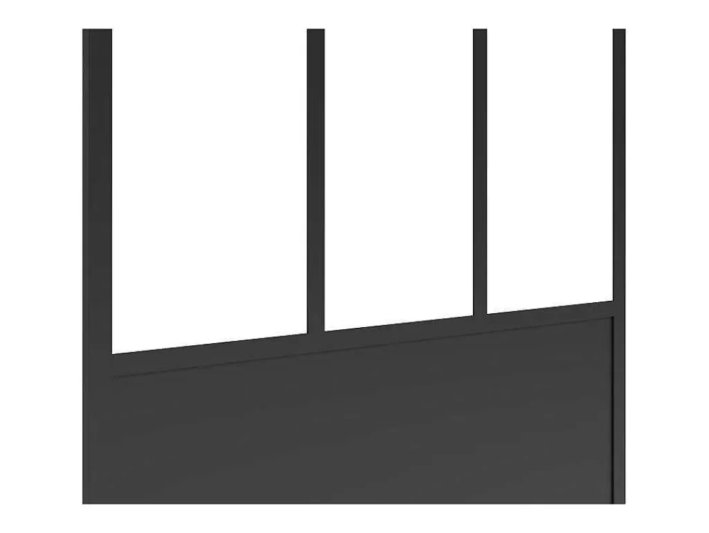 Painel De Duche*Shower & Design Painel De Duche Estilo Italiano Preto Fosco Estilo Atelier 100X200 Cm - Urbanik