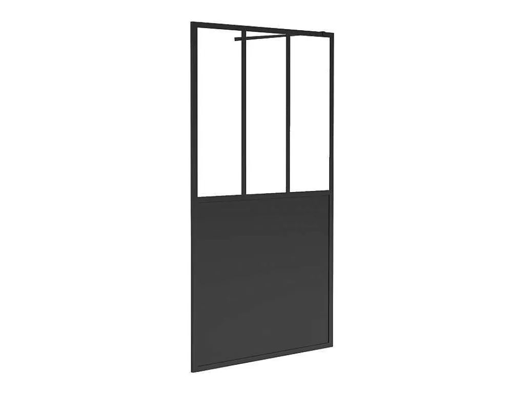 Painel De Duche*Shower & Design Painel De Duche Estilo Italiano Preto Fosco Estilo Atelier 100X200 Cm - Urbanik