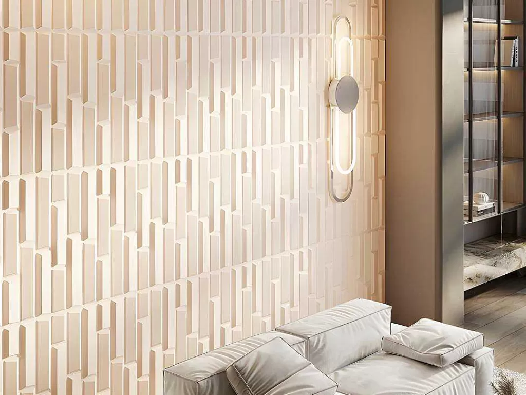 Painel De Parede*Vente-unique Painel De Parede 3D Great Para Pintar - Pack De 3M - Conjunto De 6 Pecas