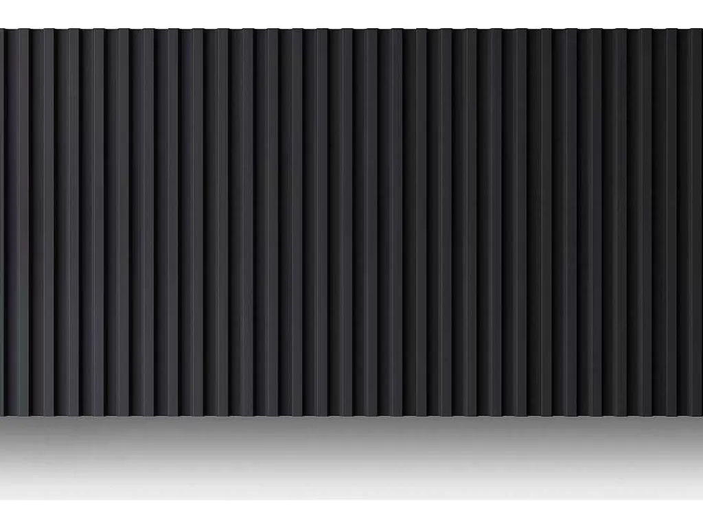 Painel De Parede*Vente-unique Painel De Parede 3D Pack De 2,83 M Preto Conjunto De 8 Pecas - Clinton