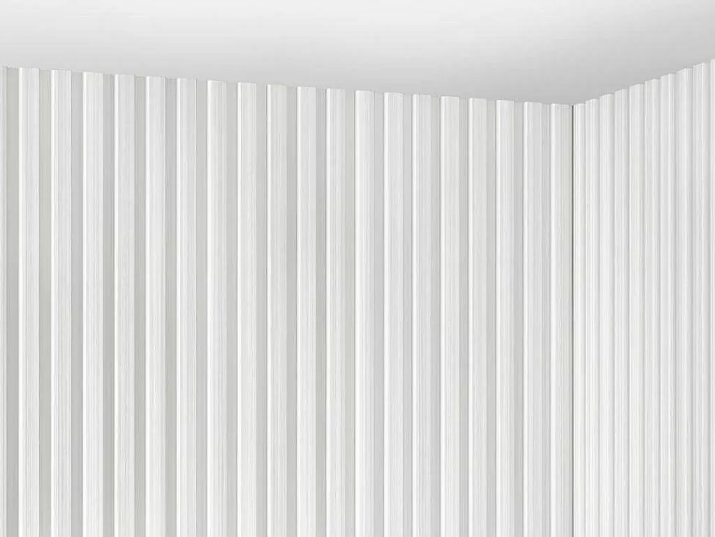 Painel De Parede*Vente-unique Painel De Parede 3D Pack De 3,71 M Branco Conjunto De 8 Pecas - Tatiana